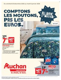 Catalogue AUCHAN - Blanc d'hiver supermarché