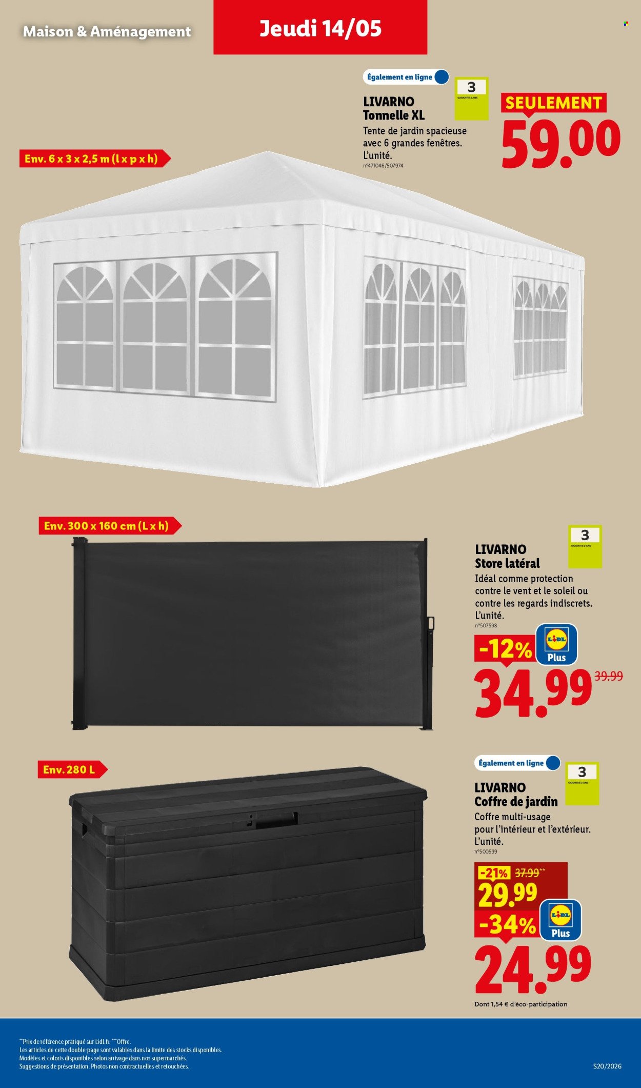 Catalogue LIDL - Les promos de la semaine (2026-05-14 - 2026-05-20)