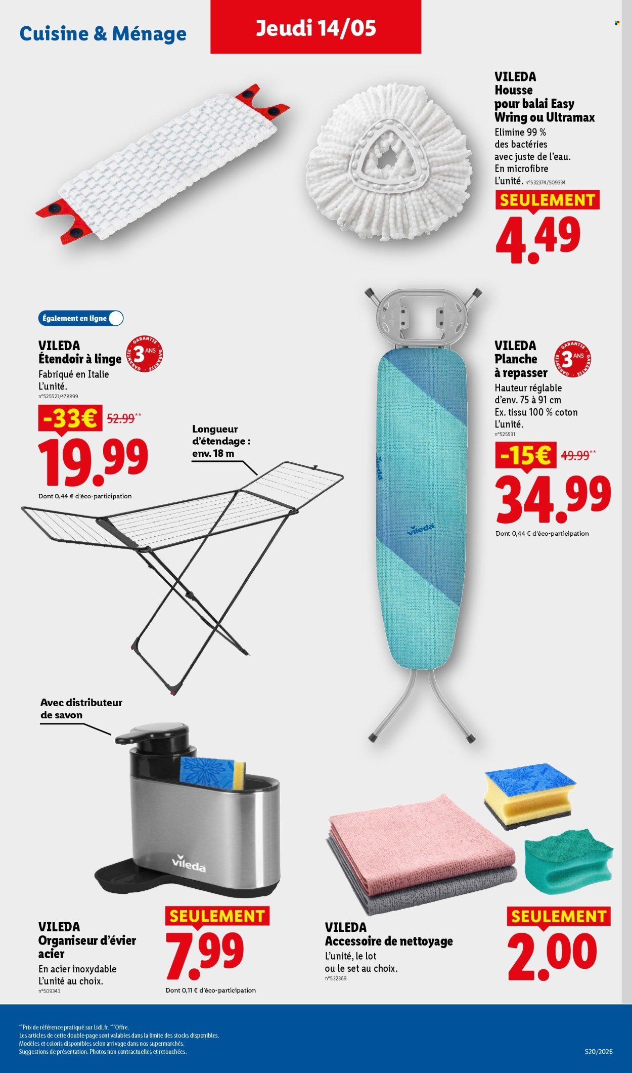Catalogue LIDL - Les promos de la semaine (2026-05-14 - 2026-05-20)