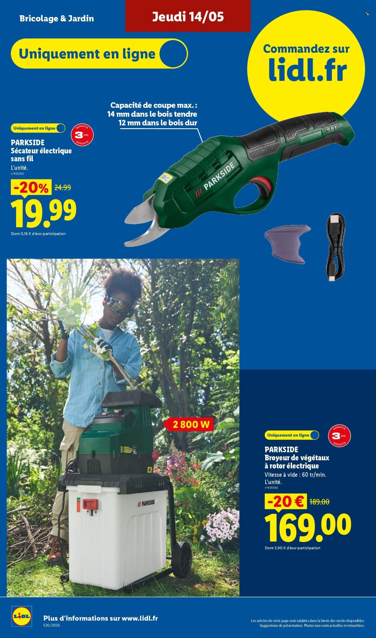 Catalogue LIDL - Les promos de la semaine (2026-05-14 - 2026-05-20)