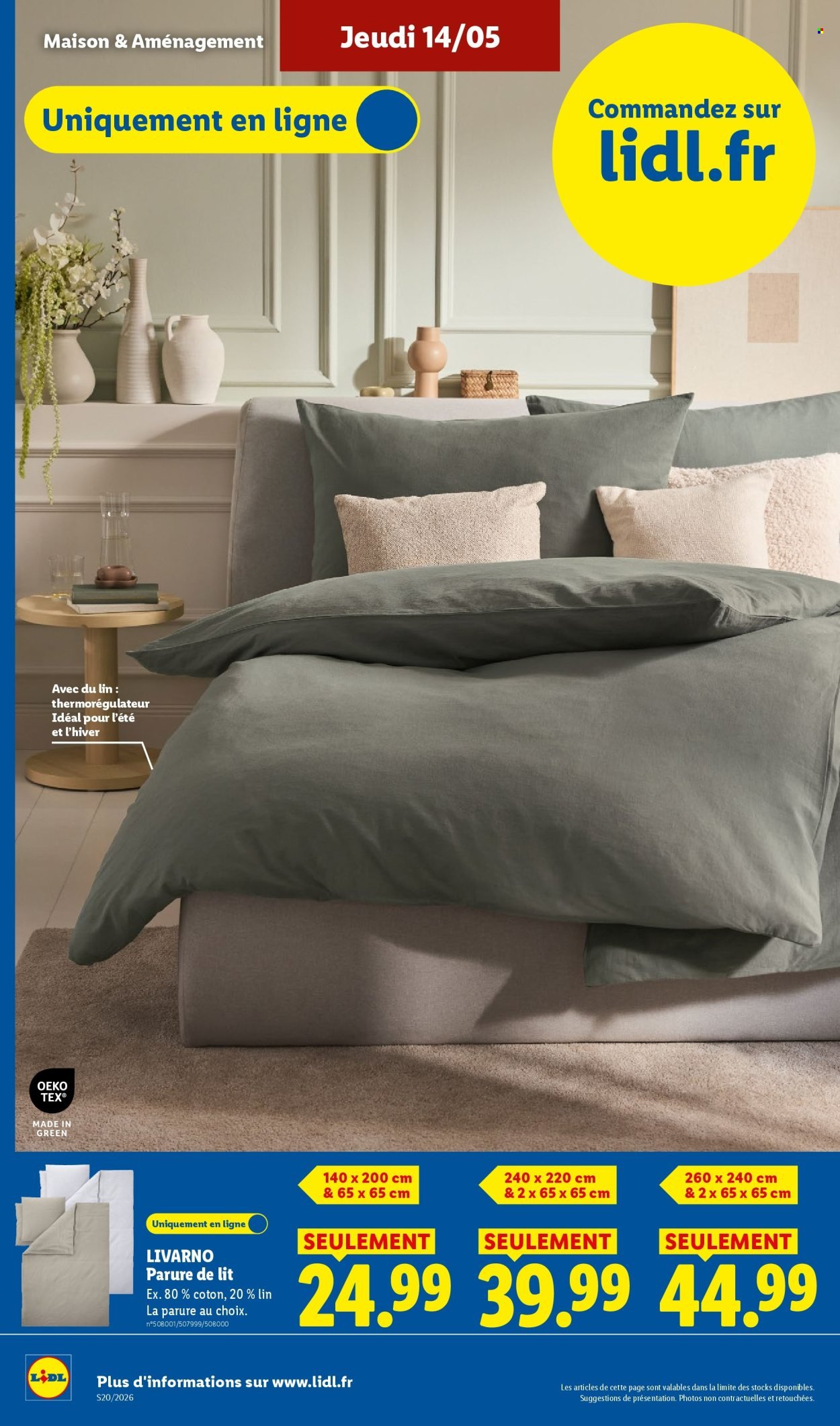 Catalogue LIDL - Les promos de la semaine (2026-05-14 - 2026-05-20)