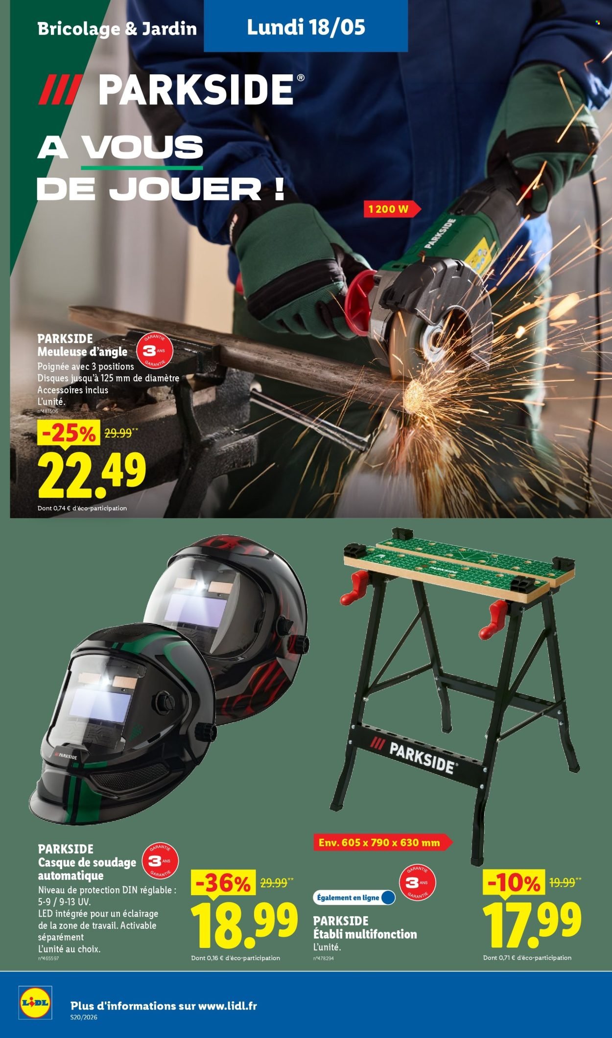 Catalogue LIDL - Les promos de la semaine (2026-05-14 - 2026-05-20)