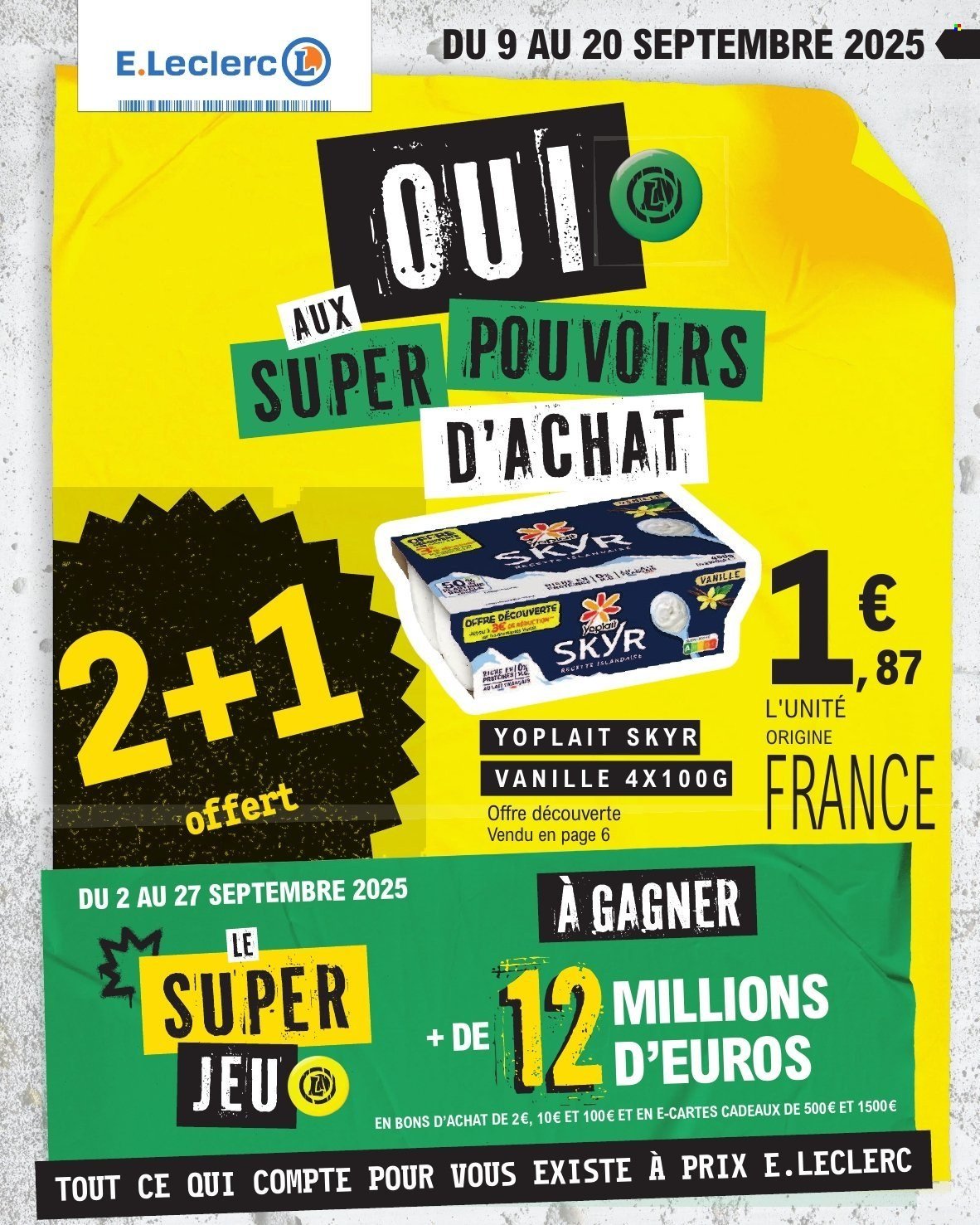 Catalogue E.LECLERC - EVENEMENT (2025-09-09 - 2025-09-20)