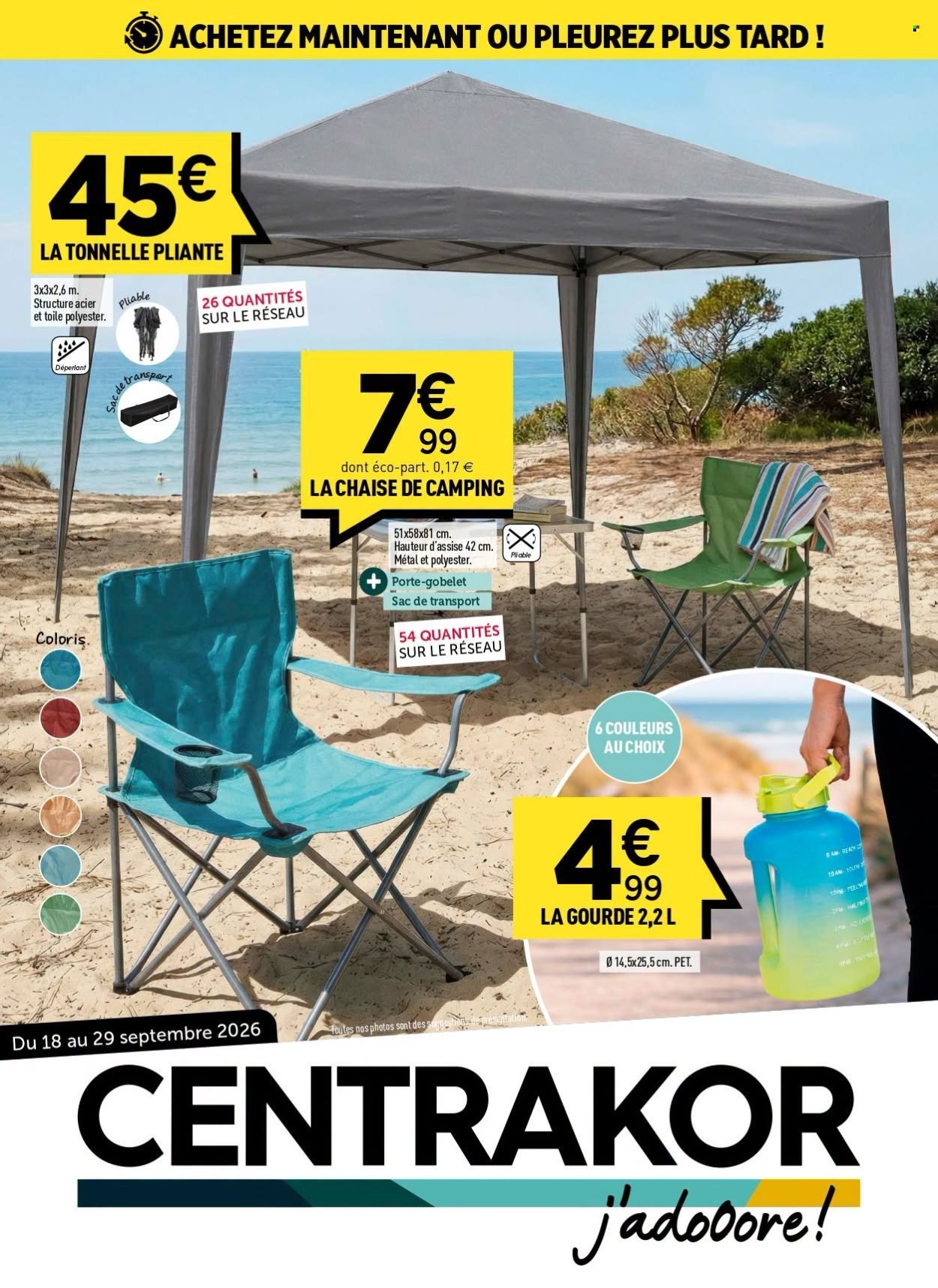 Catalogue CENTRAKOR - MISSION CAMPING ACTIVÉE