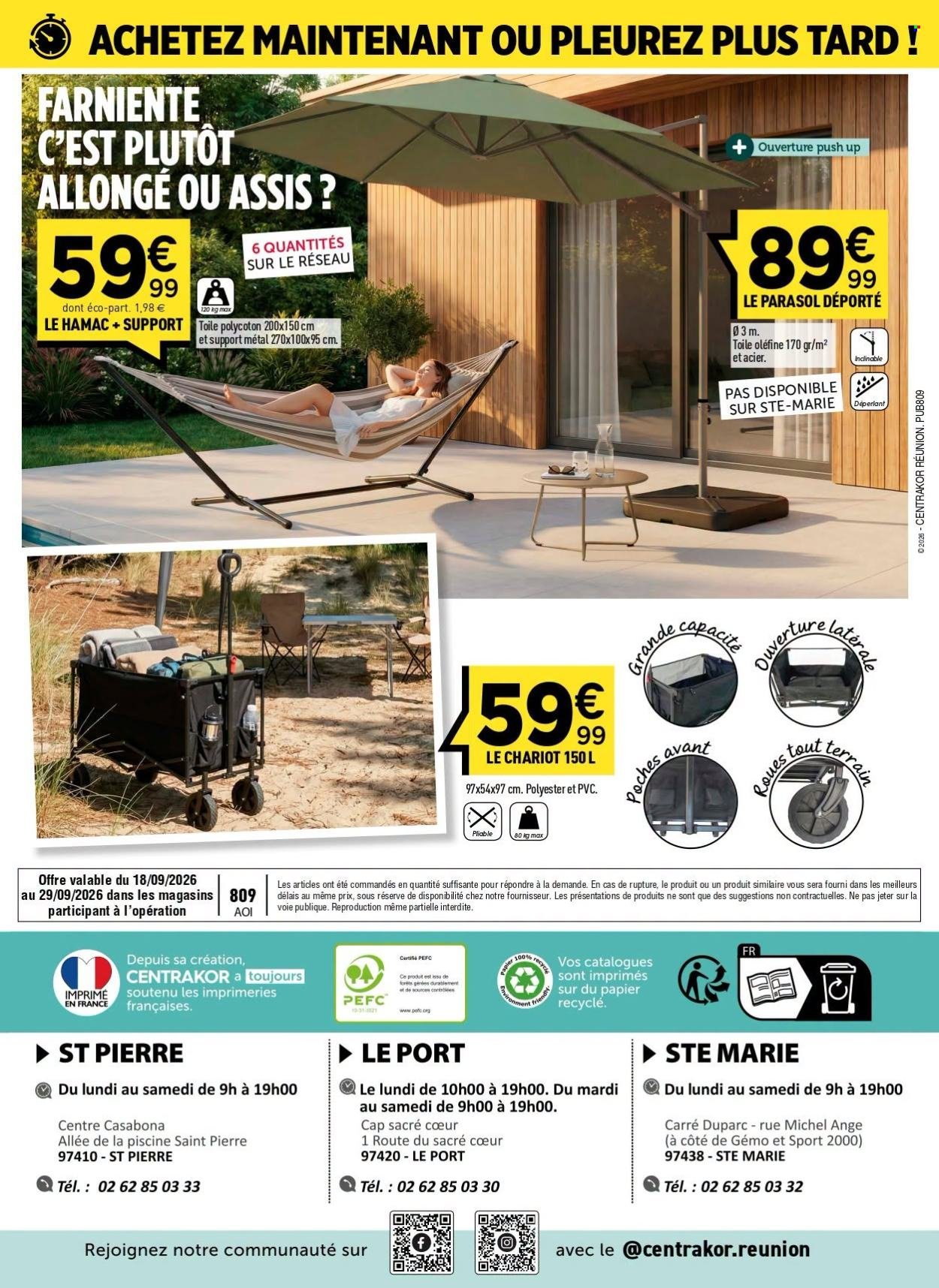 Catalogue CENTRAKOR - MISSION CAMPING ACTIVÉE