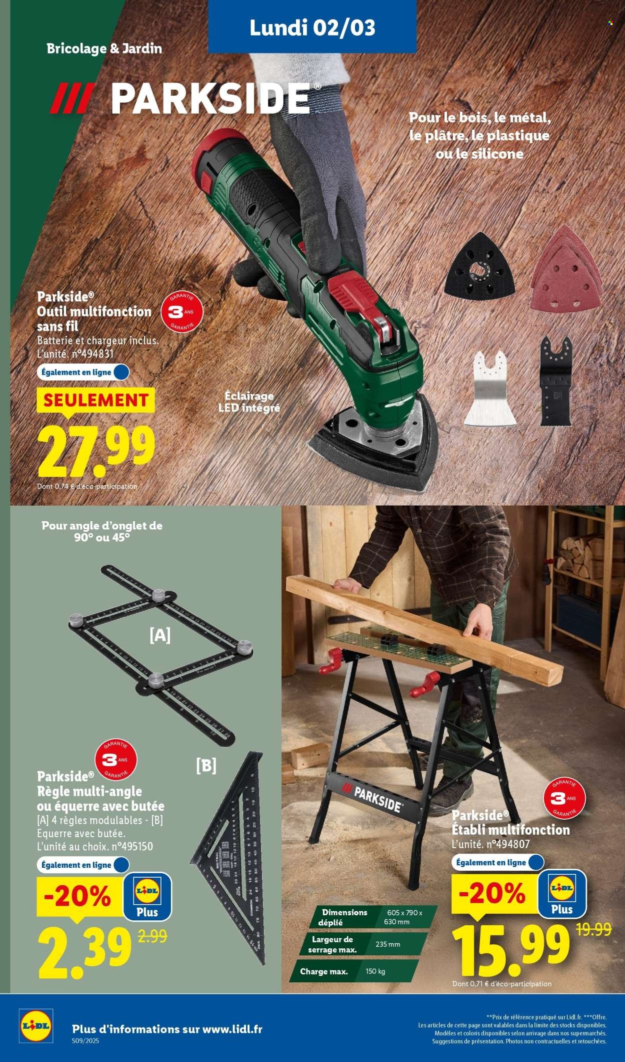 Catalogue LIDL - Les bonnes affaires de la semaine (2026-02-26 - 2026-03-02)