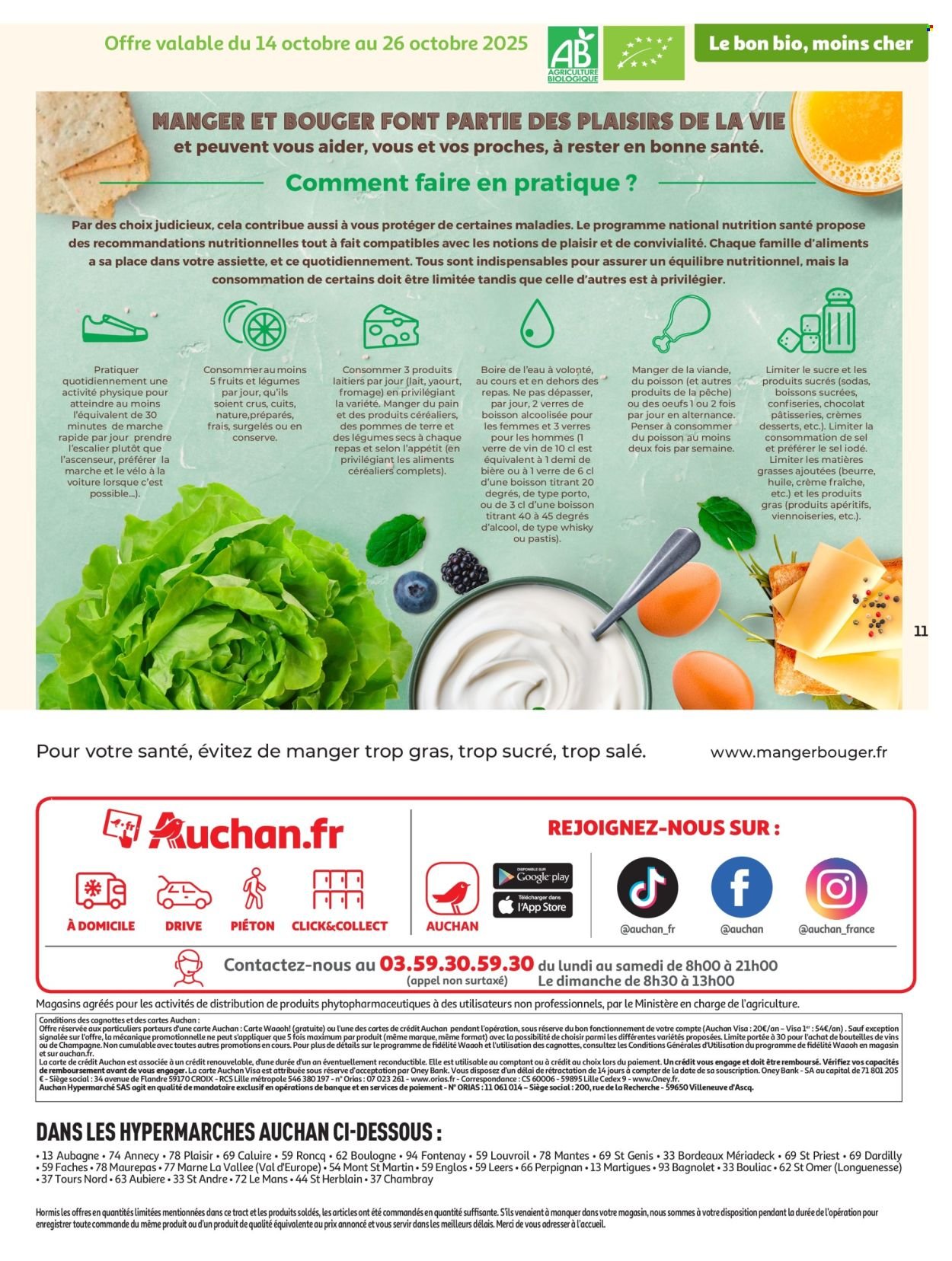 Catalogue AUCHAN - Tout le bio à prix sain