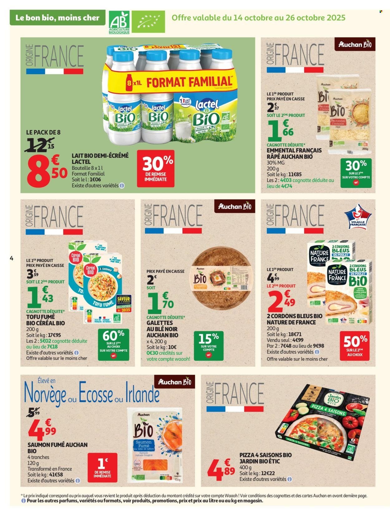 Catalogue AUCHAN - Tout le bio à prix sain