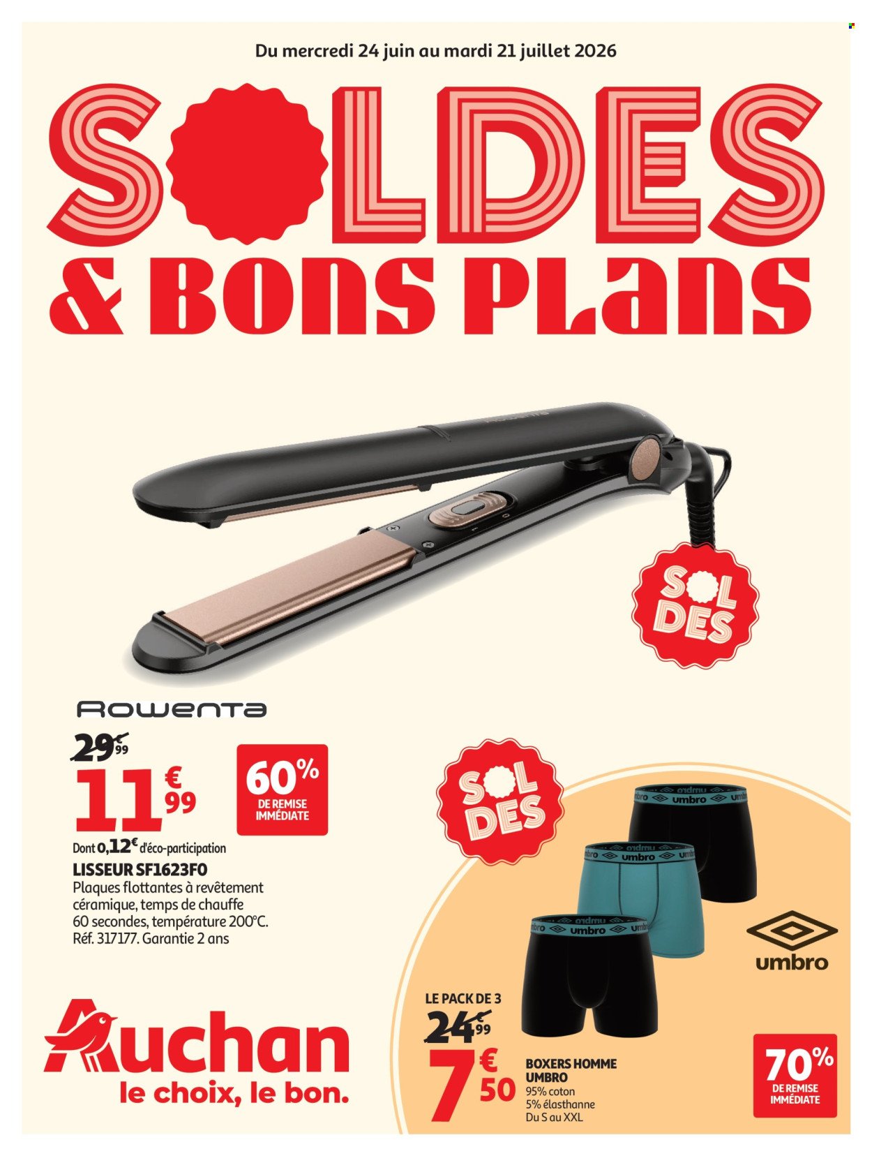 Catalogue AUCHAN - Soldes d'été