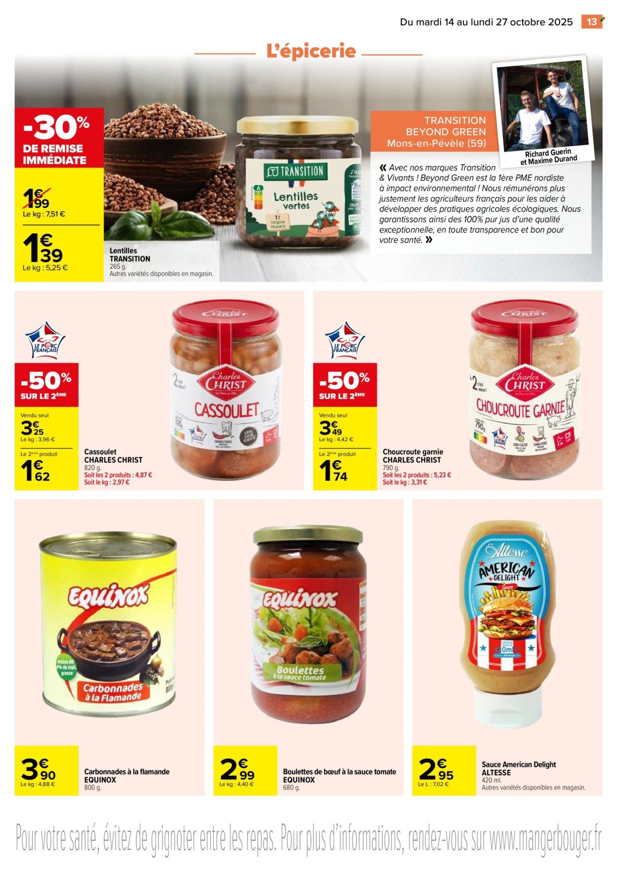 Catalogue CARREFOUR - LE MEILLEUR DE MA RÉGION - NORD ET BELGIQUE (2025-10-14 - 2025-10-27)
