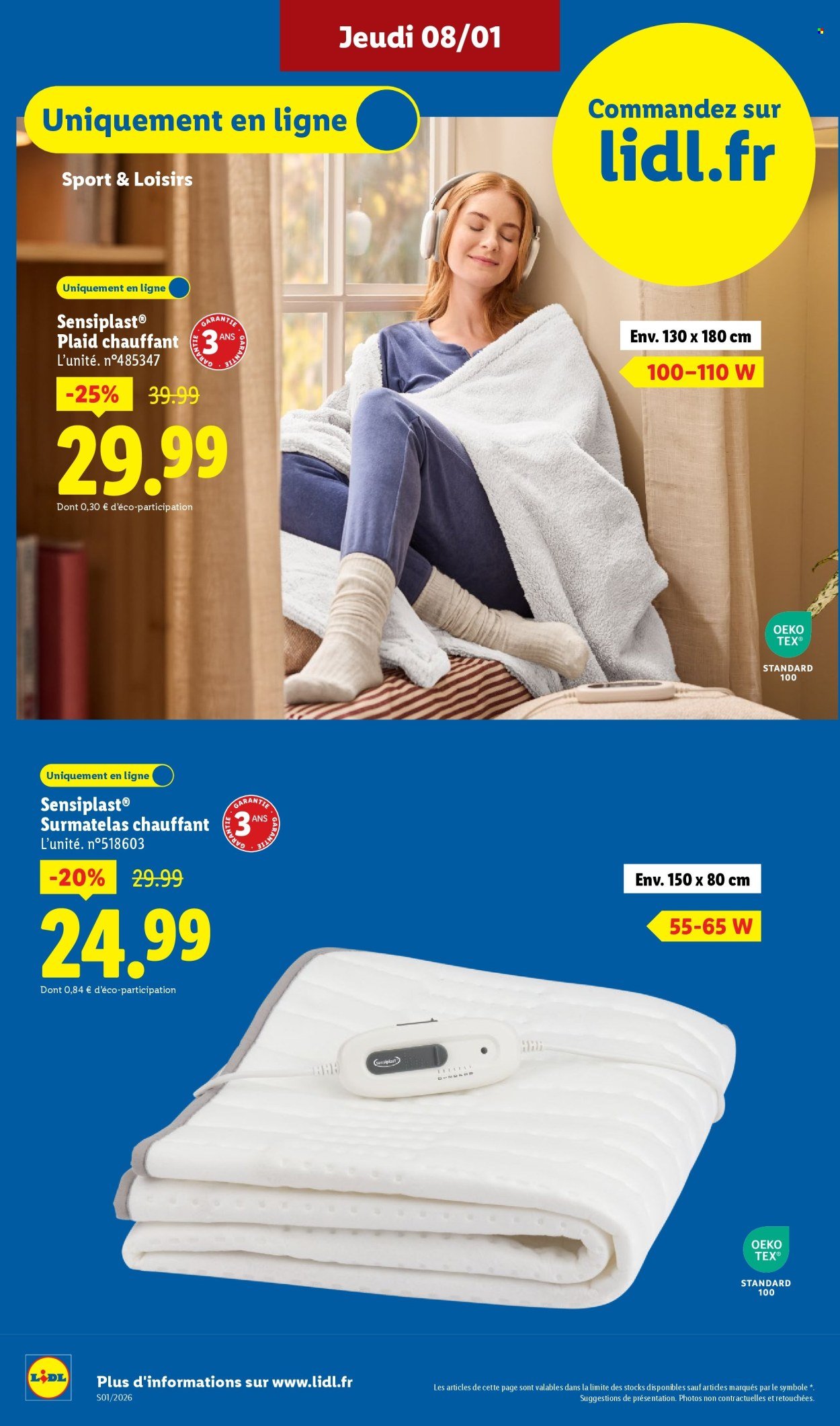 Catalogue LIDL - Les bonnes affaires Exclu Web (2026-01-05 - 2026-01-08)