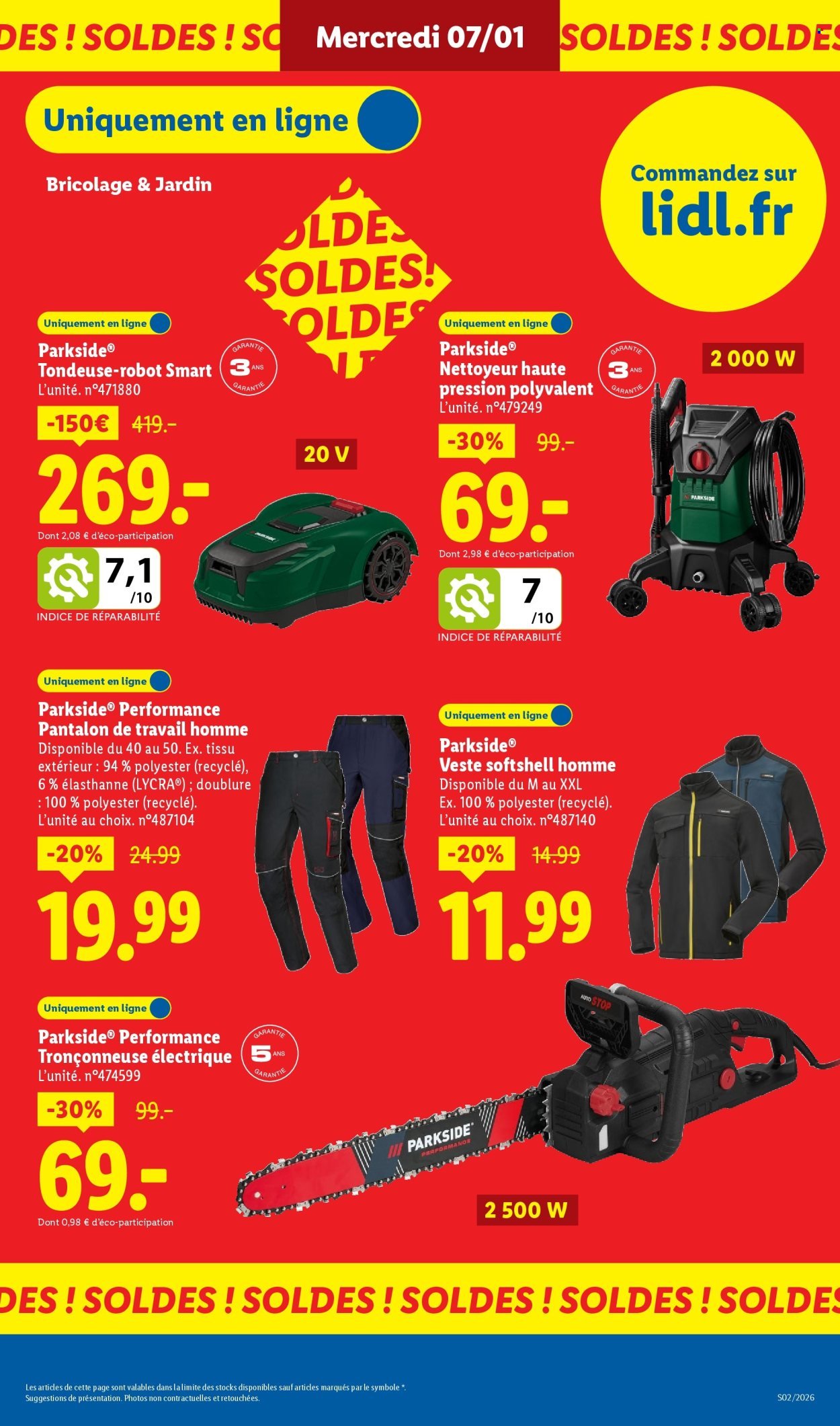 Catalogue LIDL - Les bonnes affaires Exclu Web (2026-01-05 - 2026-01-08)