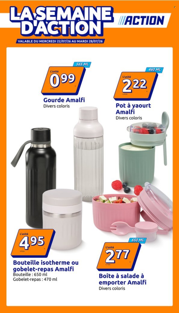 Catalogue ACTION - Du mercredi 22 juillet 2026