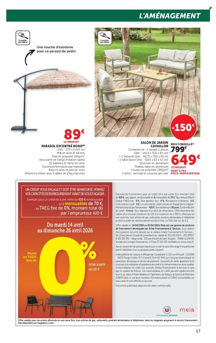 Catalogue HYPER U - Jardin & Terrasse à prix bas