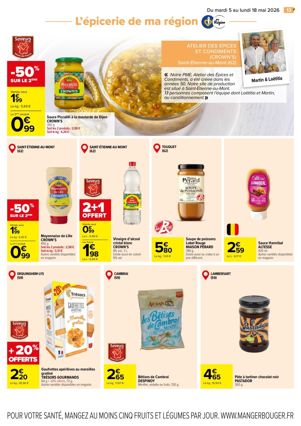 Catalogue CARREFOUR - LE MEILLEUR DE MA RÉGION - DU NORD ET DE LA BELGIQUE