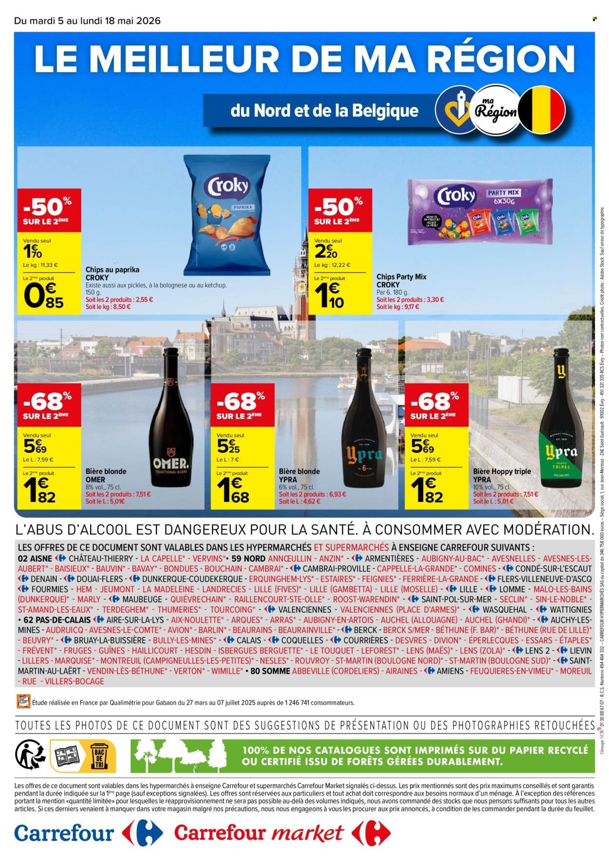 Catalogue CARREFOUR - LE MEILLEUR DE MA RÉGION - DU NORD ET DE LA BELGIQUE