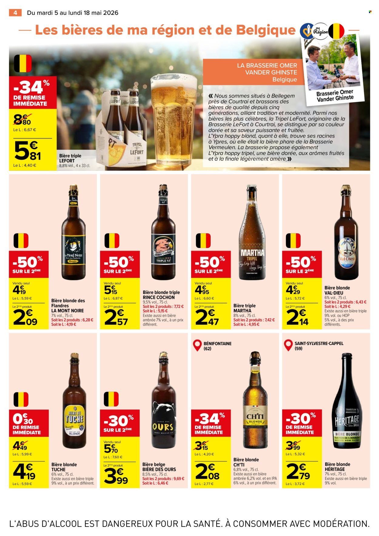 Catalogue CARREFOUR - LE MEILLEUR DE MA RÉGION - DU NORD ET DE LA BELGIQUE