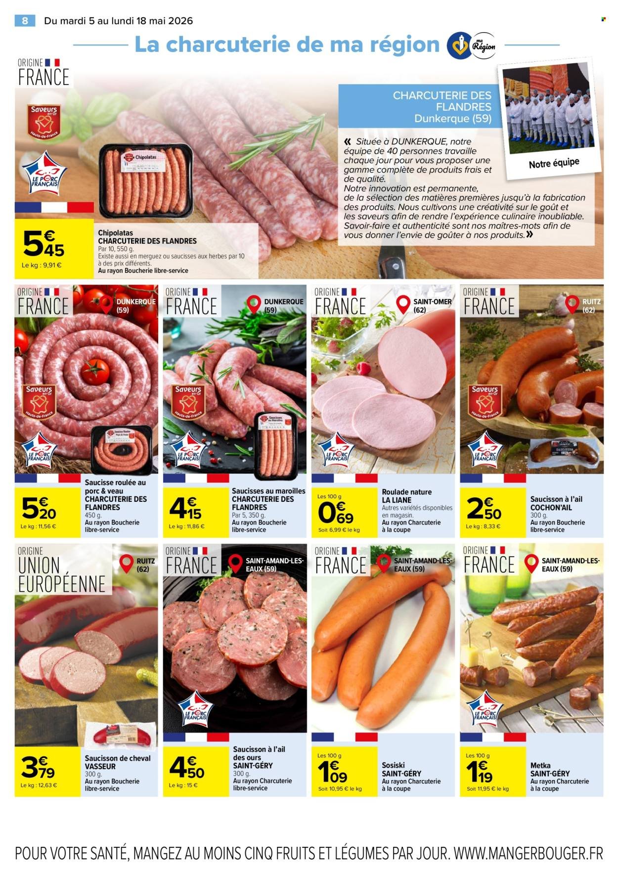 Catalogue CARREFOUR - LE MEILLEUR DE MA RÉGION - DU NORD ET DE LA BELGIQUE