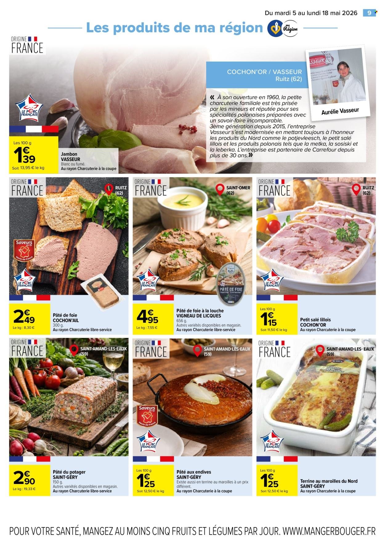 Catalogue CARREFOUR - LE MEILLEUR DE MA RÉGION - DU NORD ET DE LA BELGIQUE