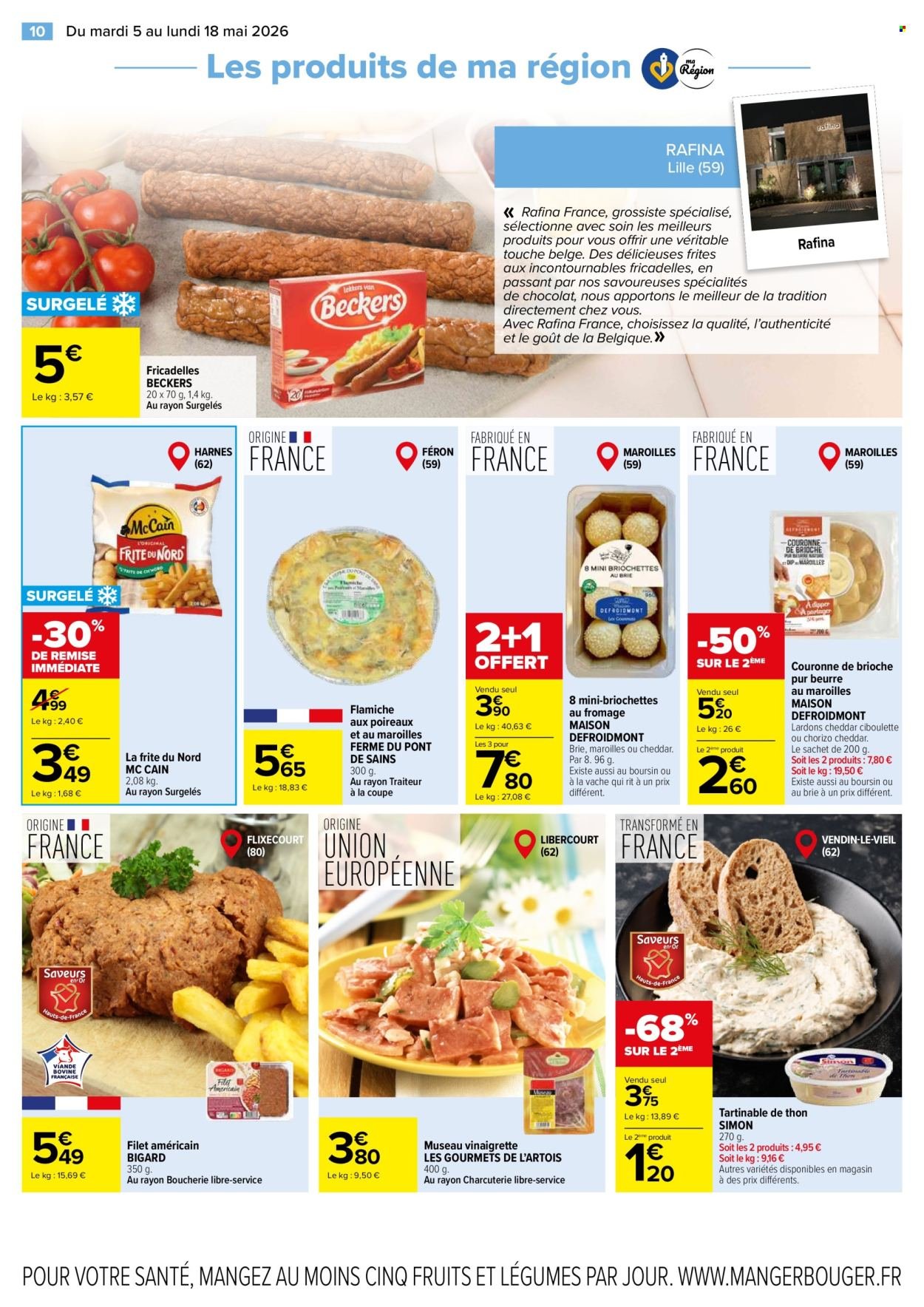 Catalogue CARREFOUR - LE MEILLEUR DE MA RÉGION - DU NORD ET DE LA BELGIQUE
