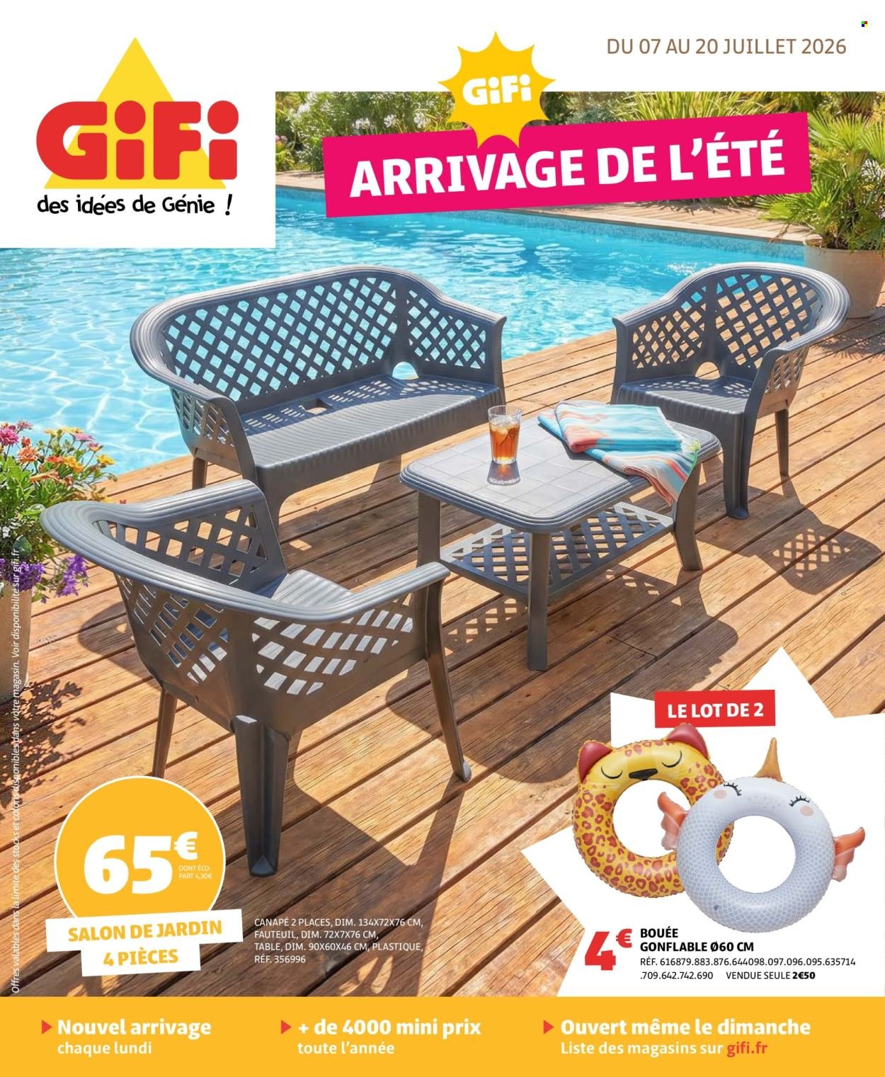 Catalogue GIFI - Arrivage de l'été !
