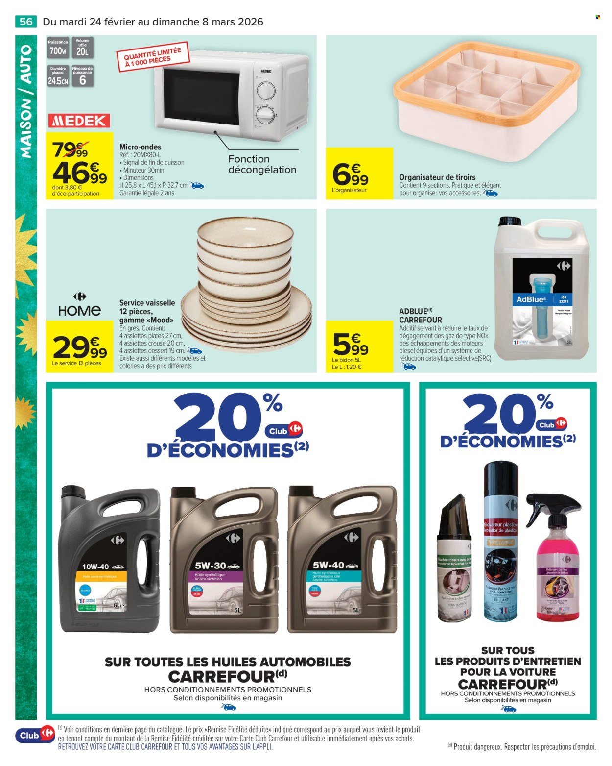 Catalogue CARREFOUR MARKET - LE MOIS VIP 70% D'ÉCONOMIES (2026-02-24 - 2026-03-08)