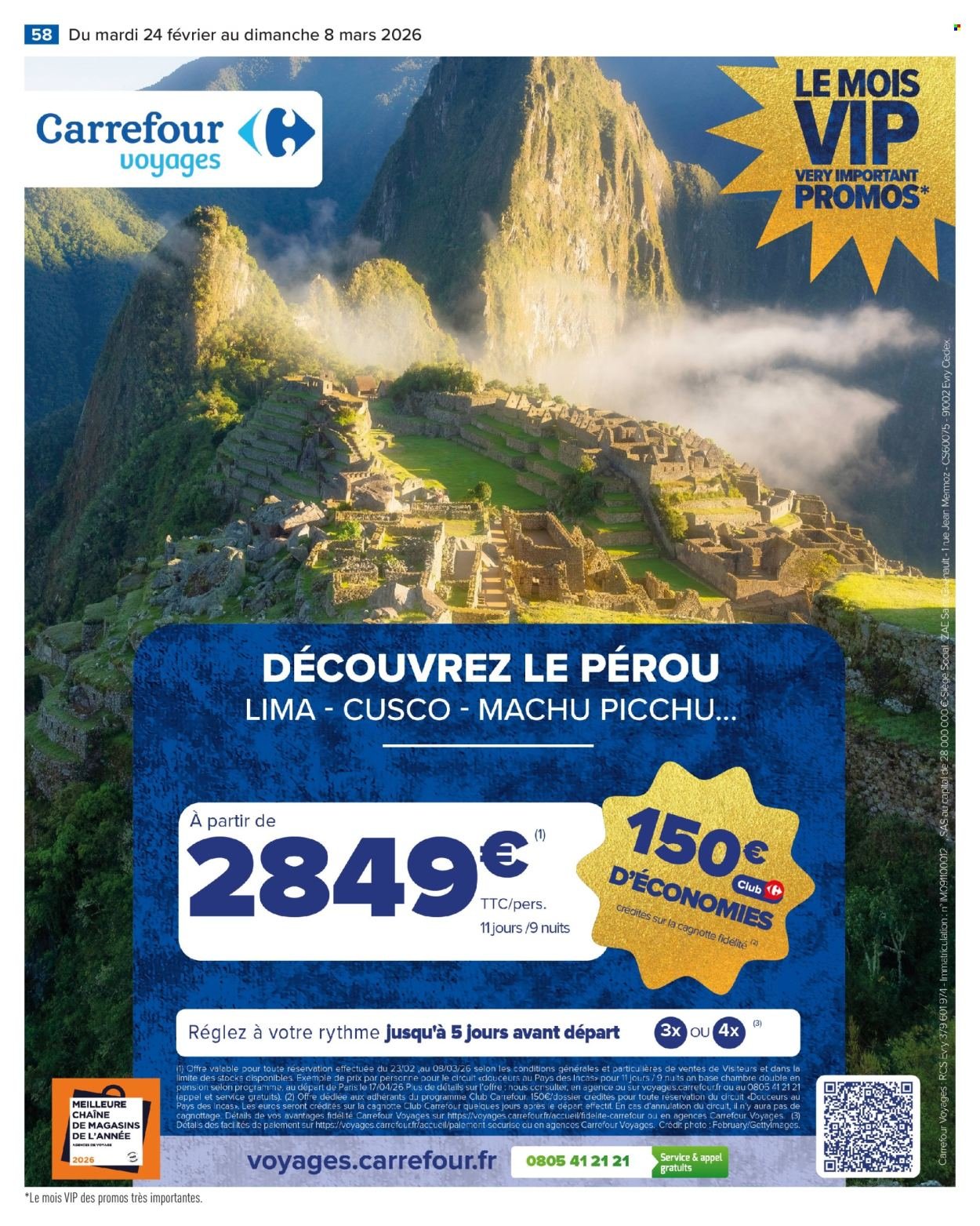 Catalogue CARREFOUR MARKET - LE MOIS VIP 70% D'ÉCONOMIES (2026-02-24 - 2026-03-08)