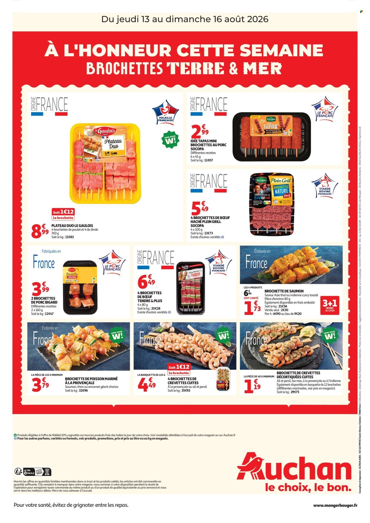 Catalogue AUCHAN - À l'honneur cette semaine