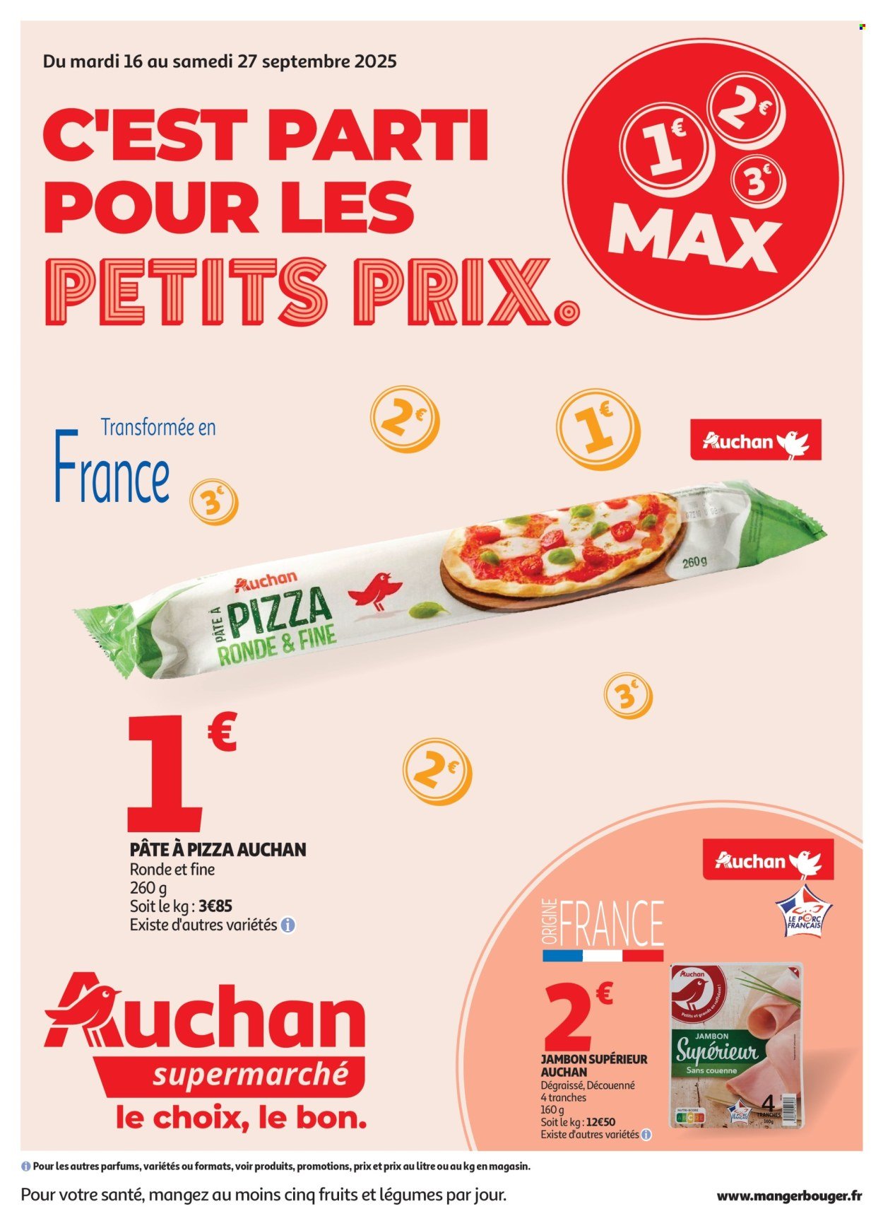 Catalogue AUCHAN - C'est parti pour les petits prix dans votre super (2025-09-16 - 2025-09-27)