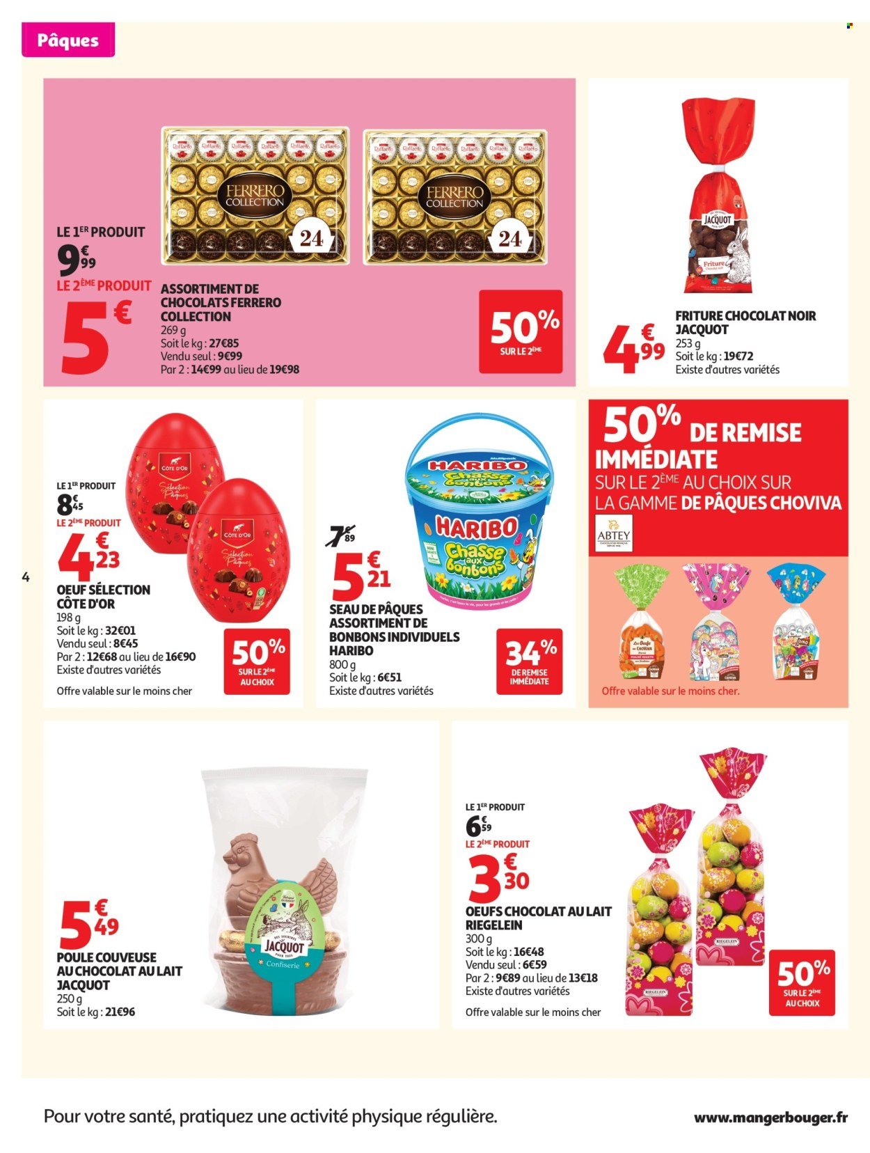 Catalogue AUCHAN - Chocolat Pâques hypers