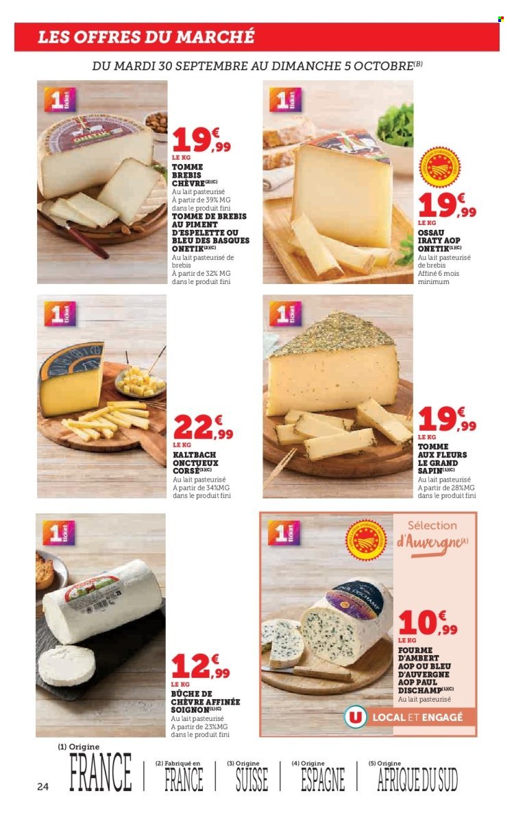 Catalogue SUPER U - Les prix bas de la semaine (2025-09-30 - 2025-10-12)
