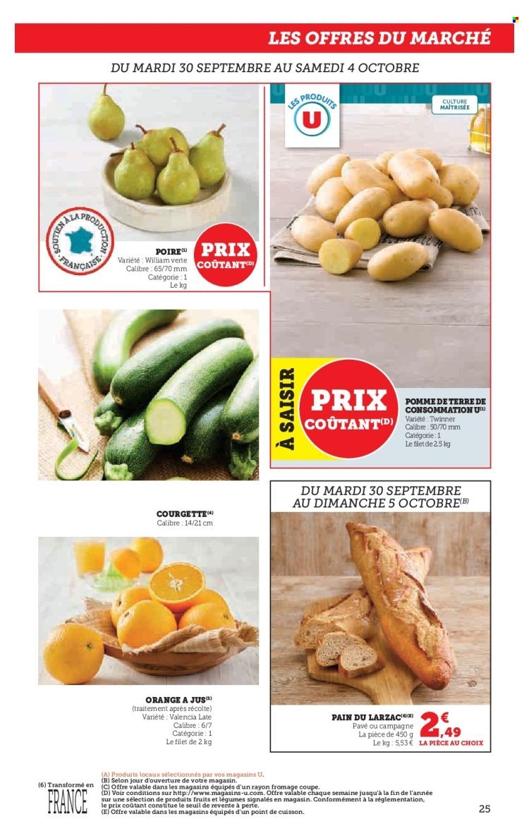Catalogue SUPER U - Les prix bas de la semaine (2025-09-30 - 2025-10-12)