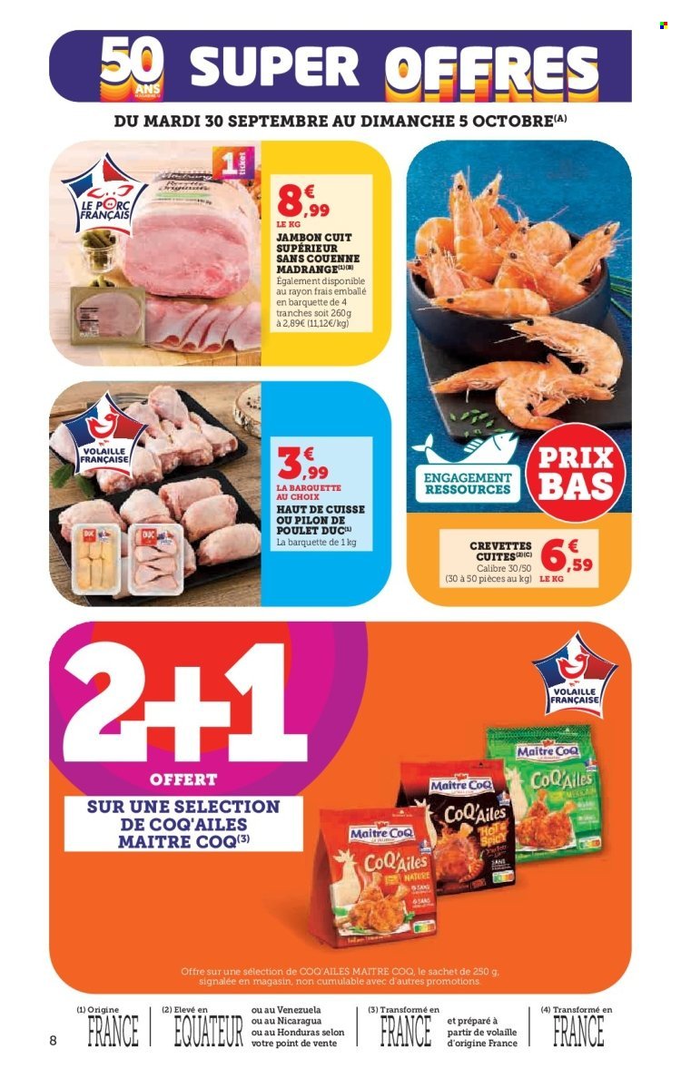 Catalogue SUPER U - Les prix bas de la semaine (2025-09-30 - 2025-10-12)