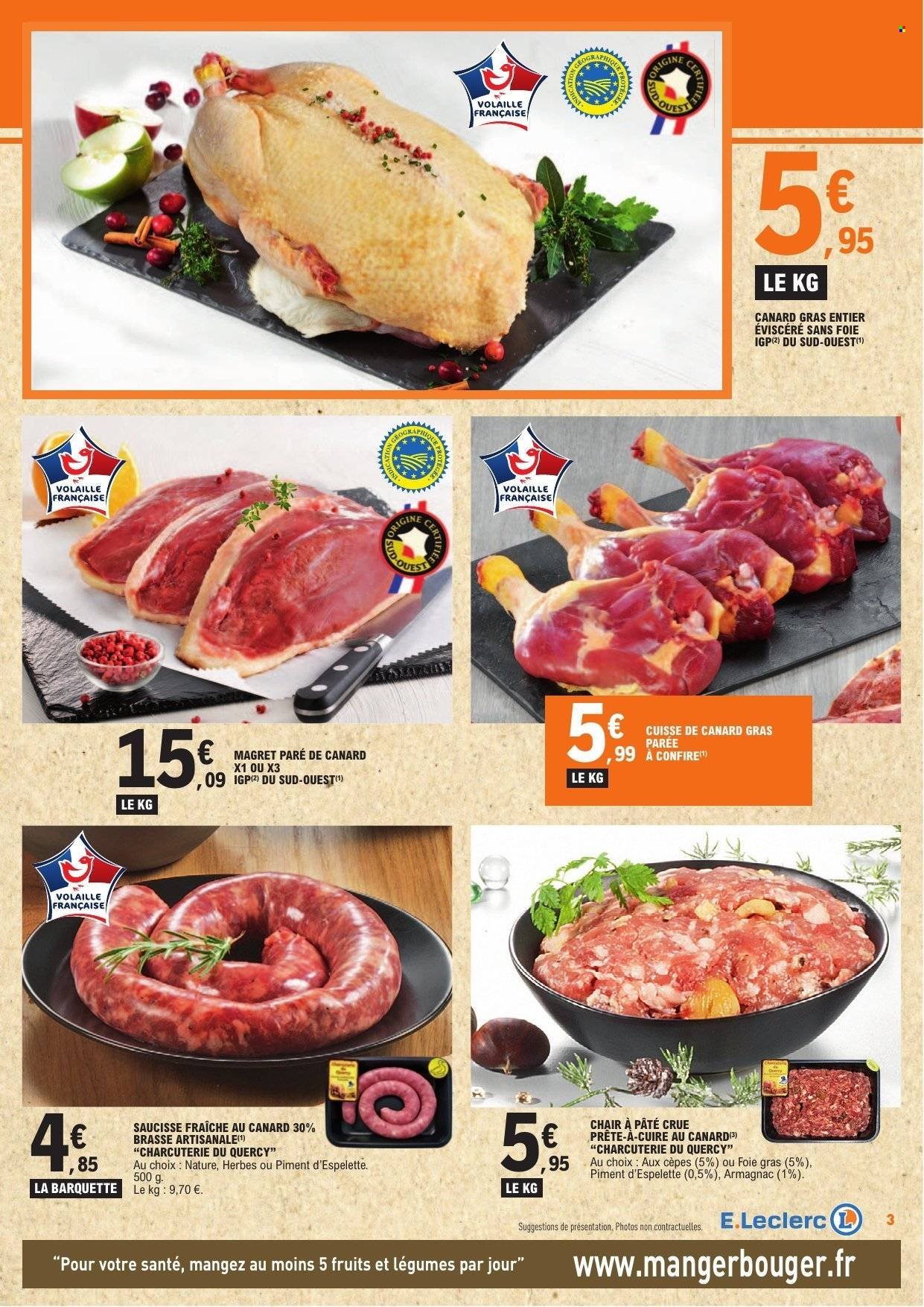 Catalogue E.LECLERC - FOIRE AU GRAS
