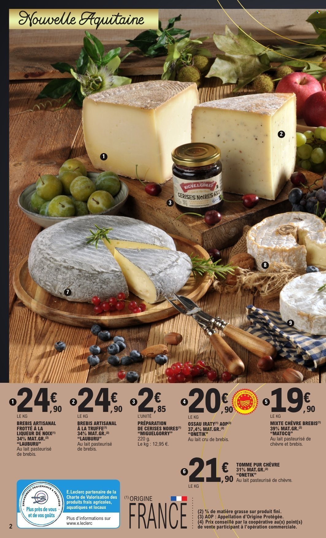 Catalogue E.LECLERC - FOIRE AUX FROMAGES & CHARCUTERIE (2025-09-30 - 2025-10-11)