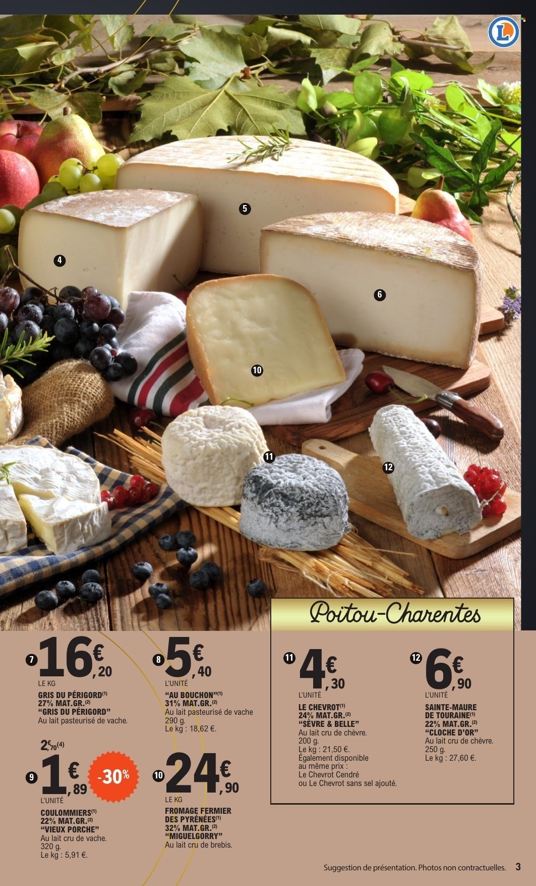 Catalogue E.LECLERC - FOIRE AUX FROMAGES & CHARCUTERIE (2025-09-30 - 2025-10-11)