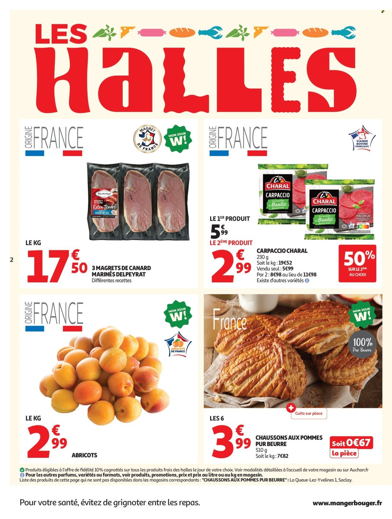 Catalogue AUCHAN - Tops, Halles supers