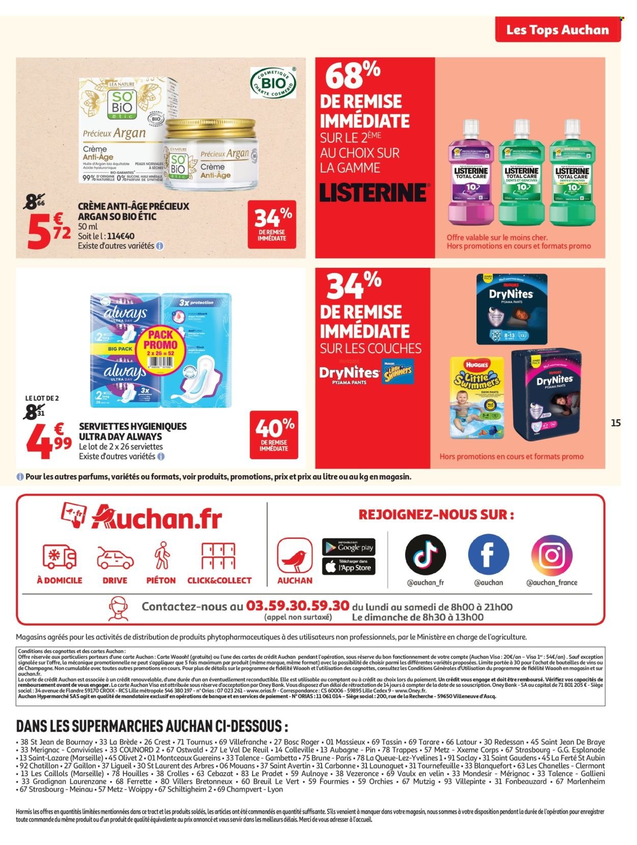 Catalogue AUCHAN - Tops, Halles supers