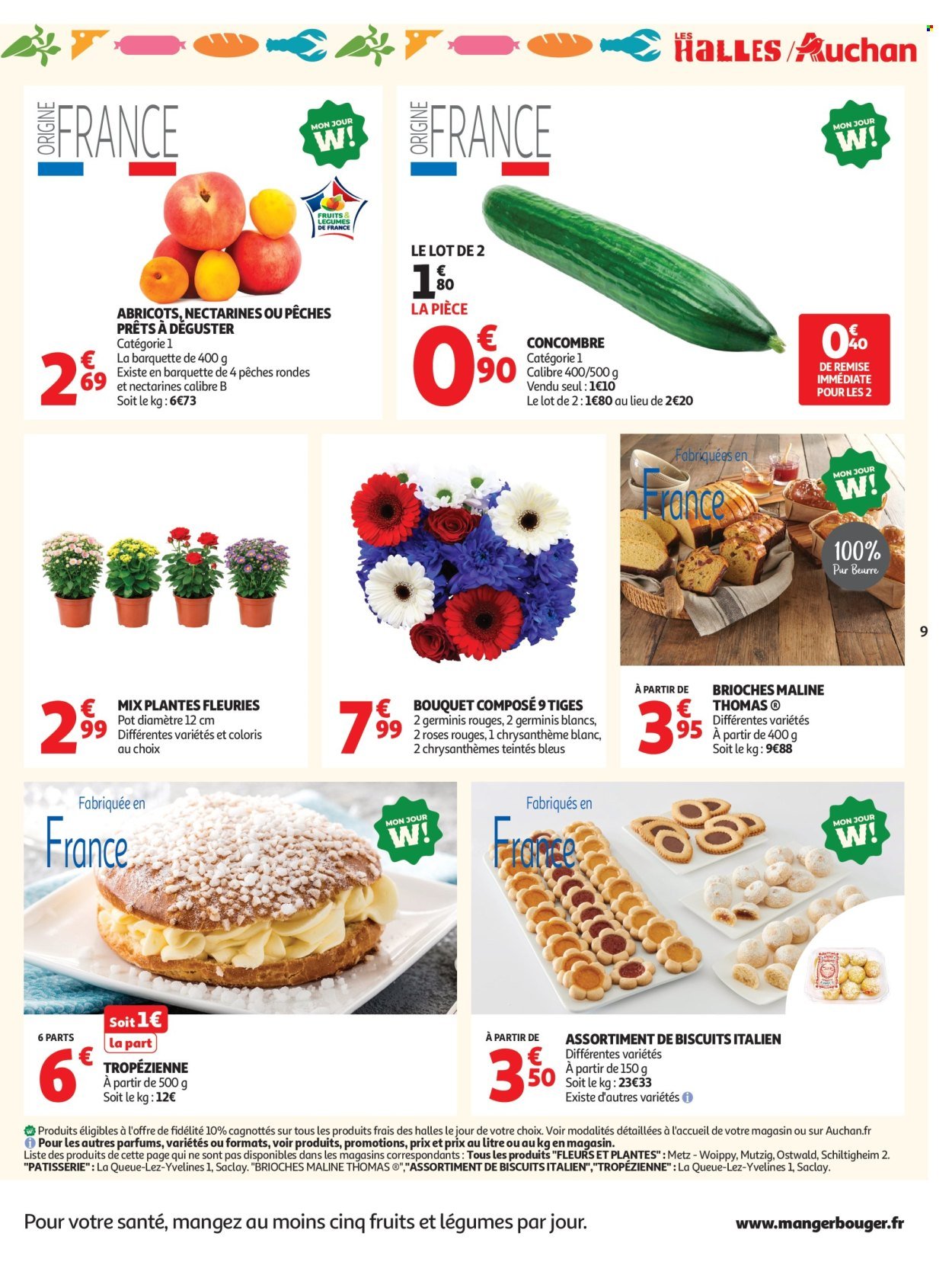 Catalogue AUCHAN - Tops, Halles supers