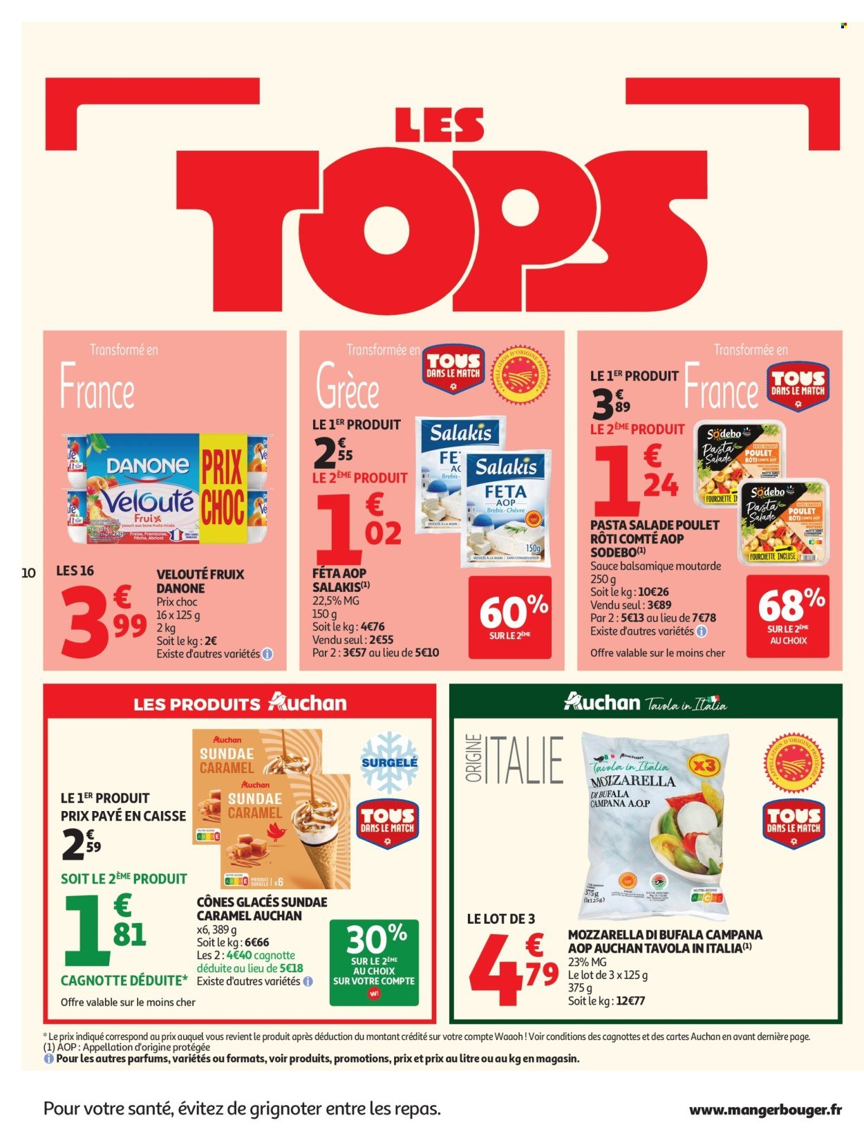 Catalogue AUCHAN - Tops, Halles supers