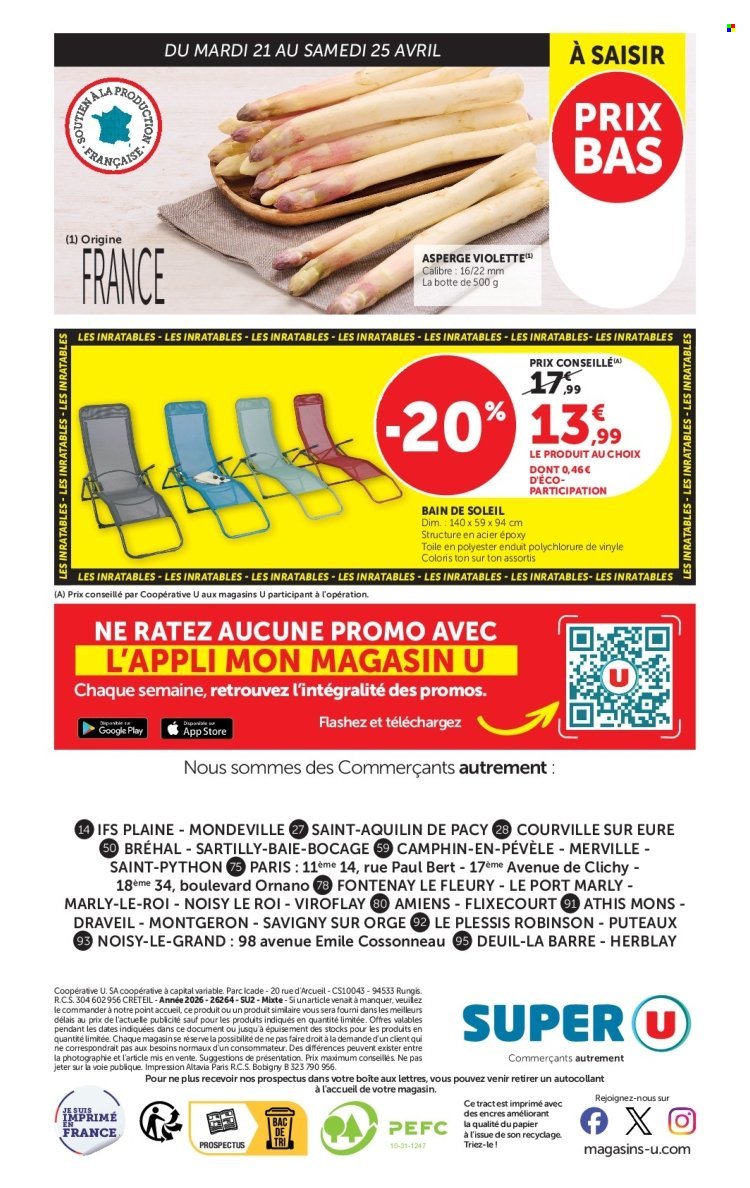 Catalogue SUPER U - Les prix bas de la semaine