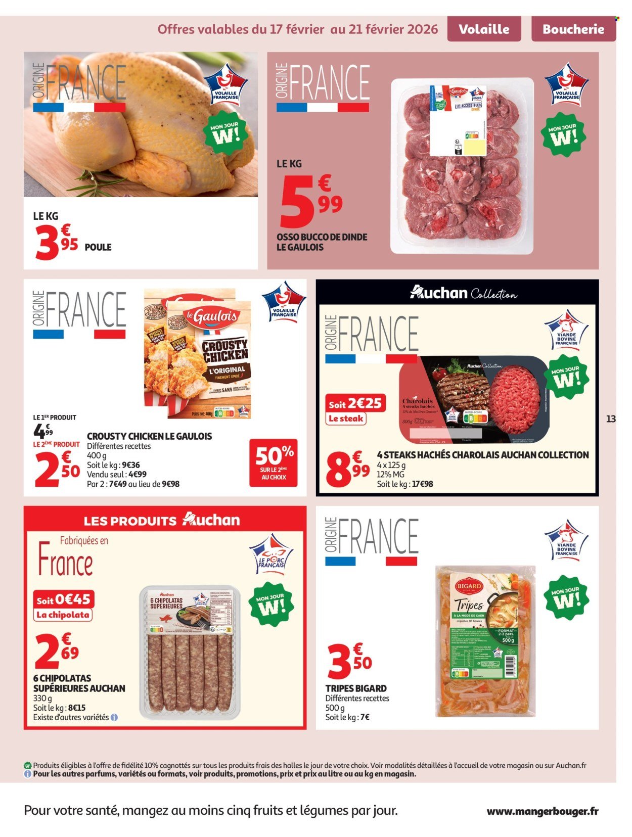 Catalogue AUCHAN - Produits laitiers (2026-02-17 - 2026-03-01)