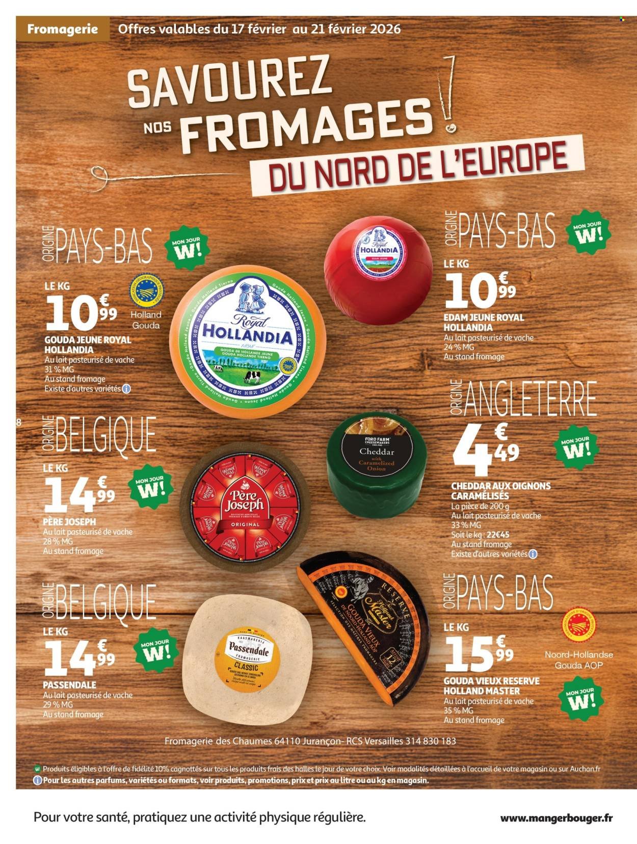 Catalogue AUCHAN - Produits laitiers