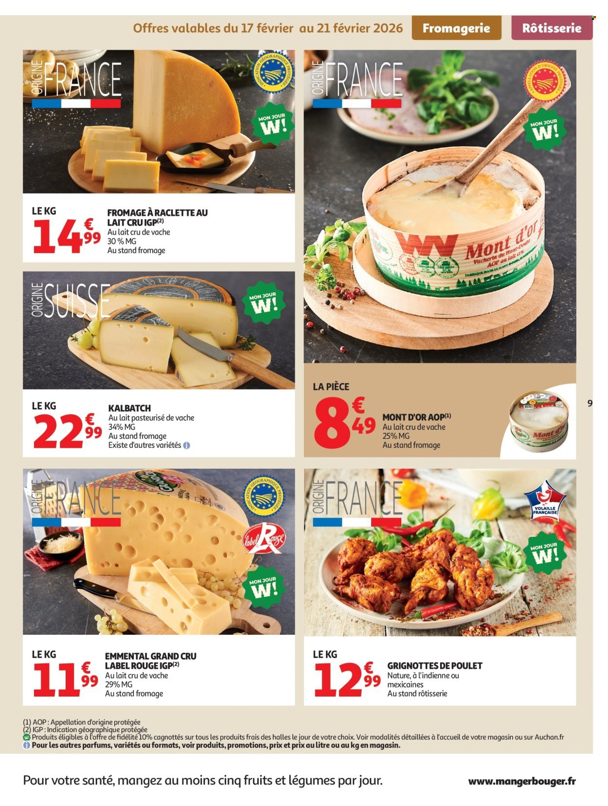 Catalogue AUCHAN - Produits laitiers