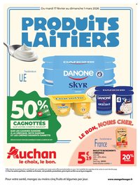 Catalogue AUCHAN - Produits laitiers