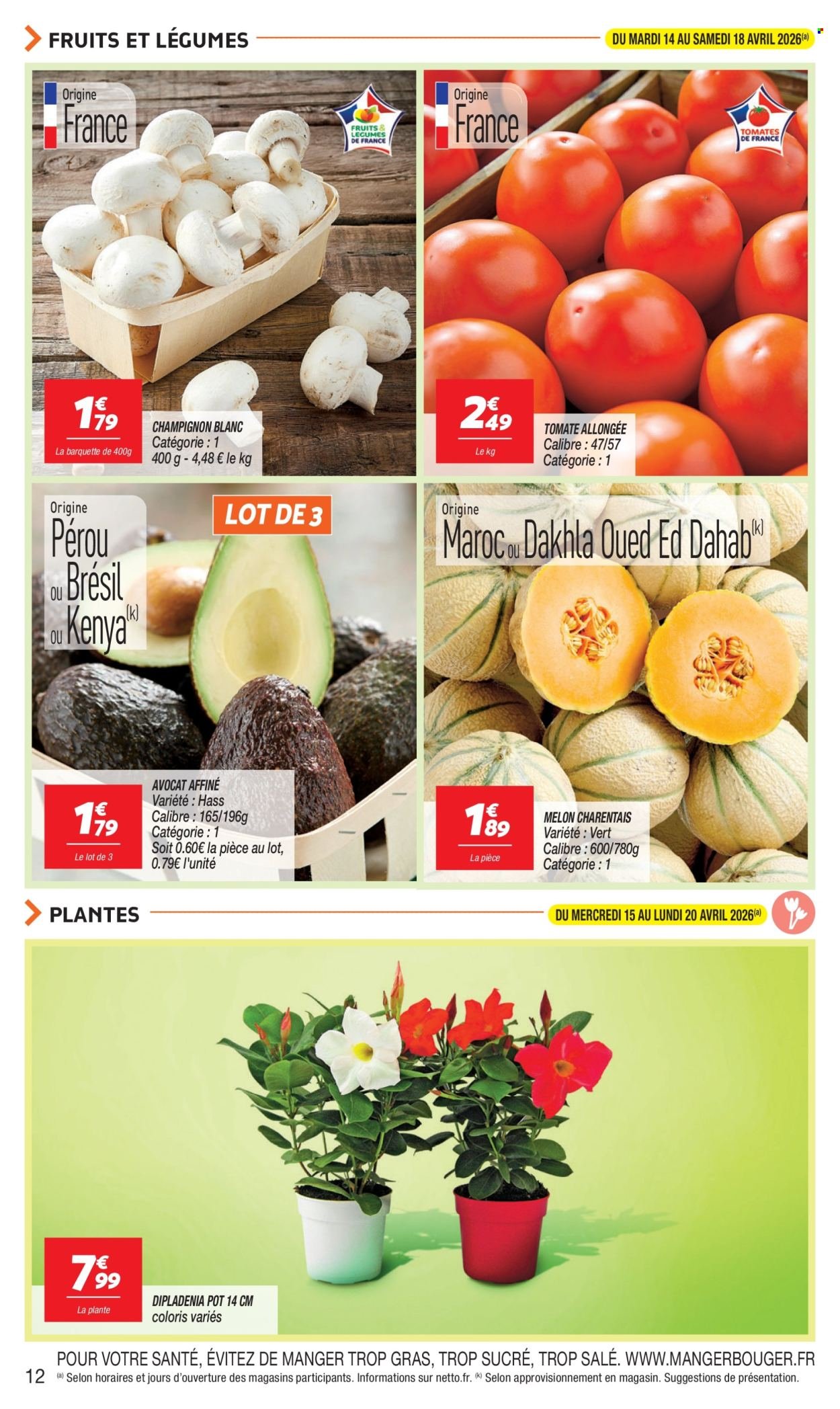 Catalogue NETTO - RENDEZ-VOUS PRIX BAS (2026-04-14 - 2026-04-20)