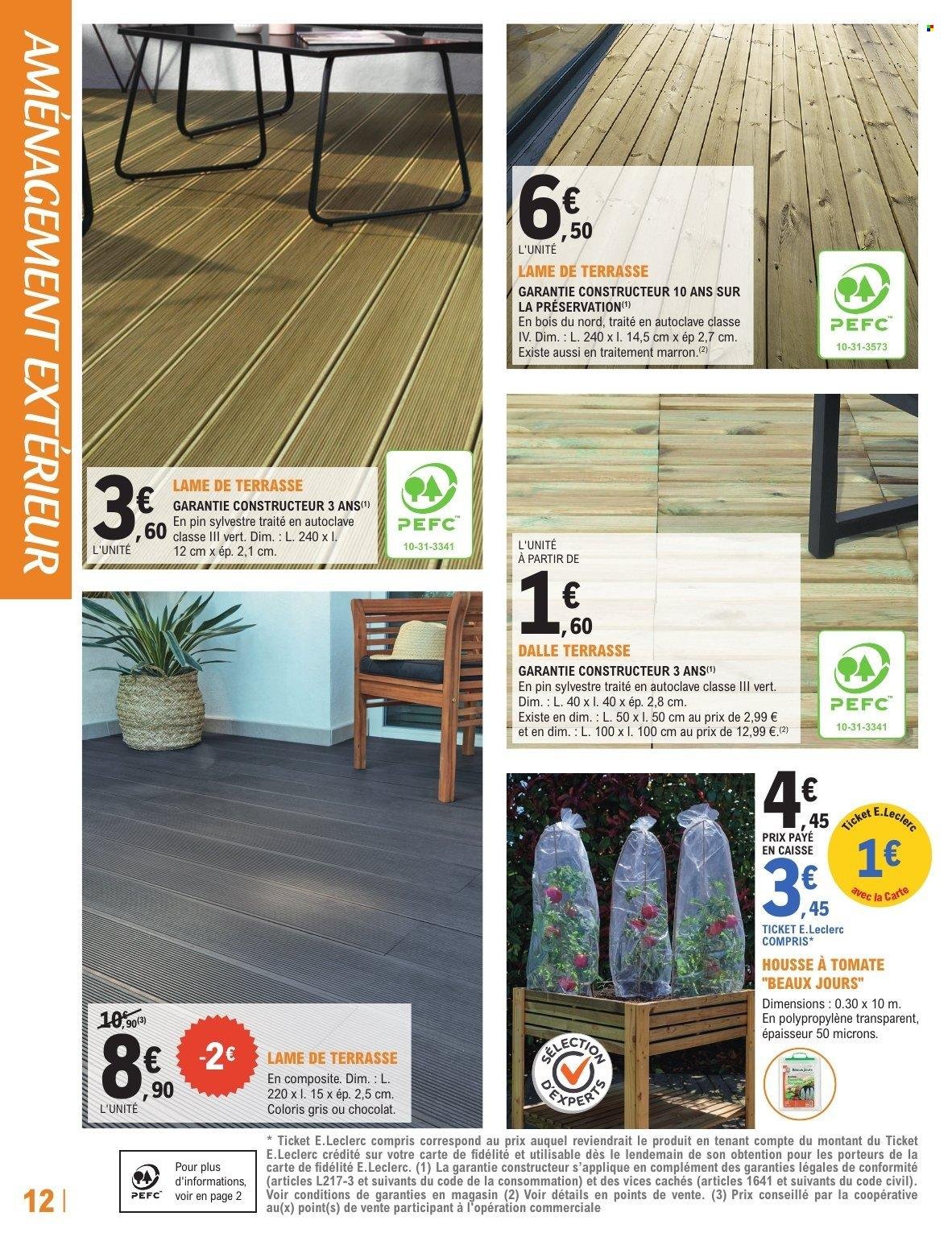 Catalogue E.LECLERC - TRAFIC JARDI PRINTEMPS - GRANDS VEGETAUX (2026-04-07 - 2026-04-18)