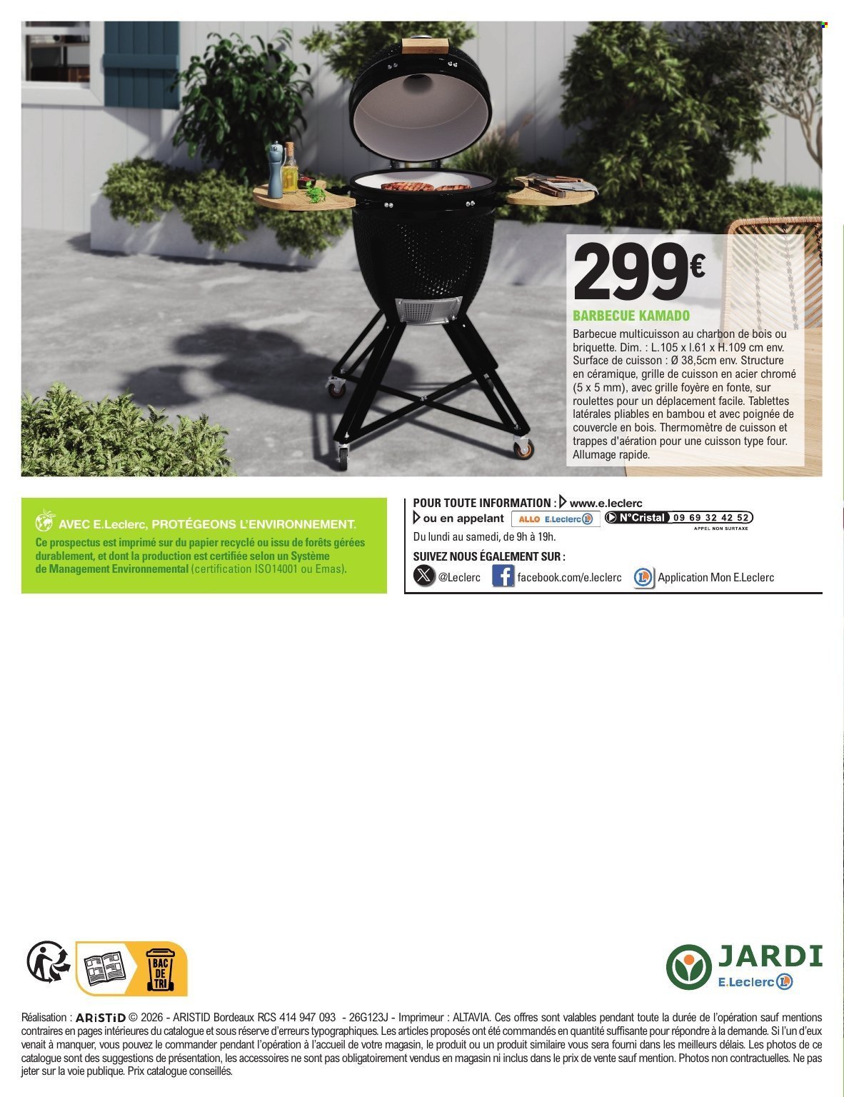 Catalogue E.LECLERC - TRAFIC JARDI PRINTEMPS - GRANDS VEGETAUX (2026-04-07 - 2026-04-18)