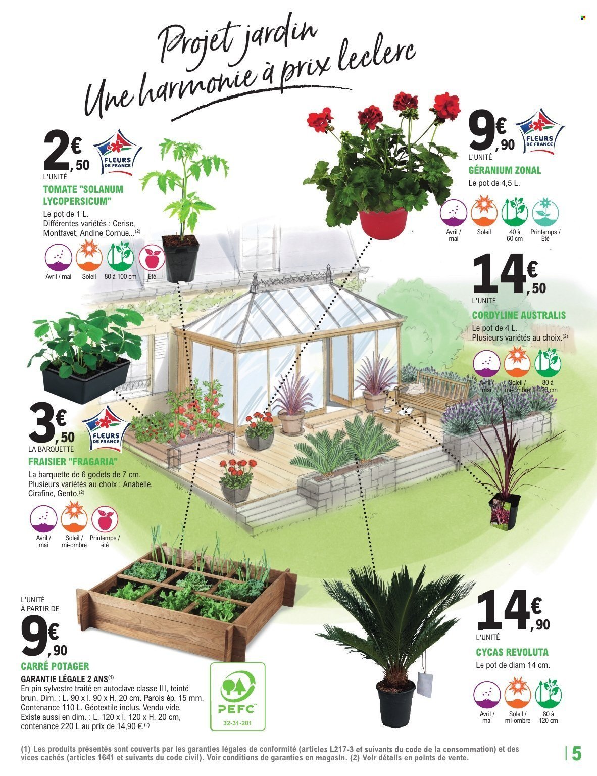 Catalogue E.LECLERC - TRAFIC JARDI PRINTEMPS - GRANDS VEGETAUX (2026-04-07 - 2026-04-18)