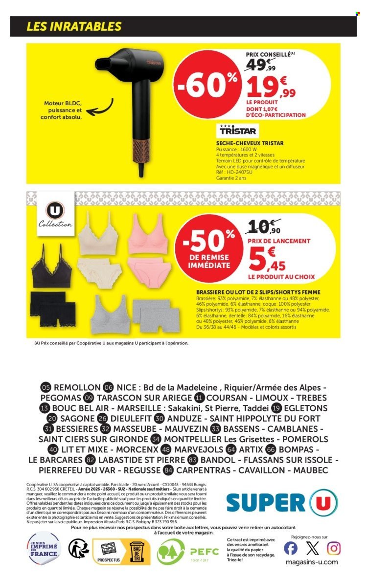 Catalogue SUPER U - Les prix bas de la semaine